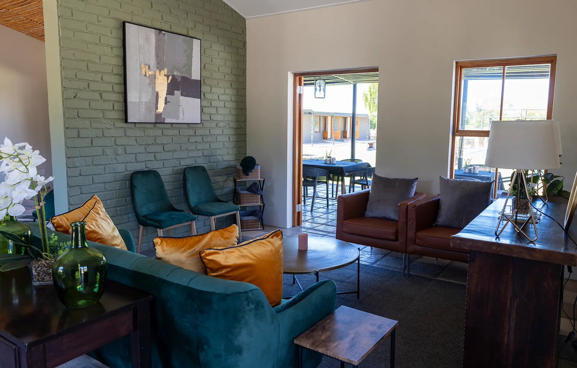 Reception area